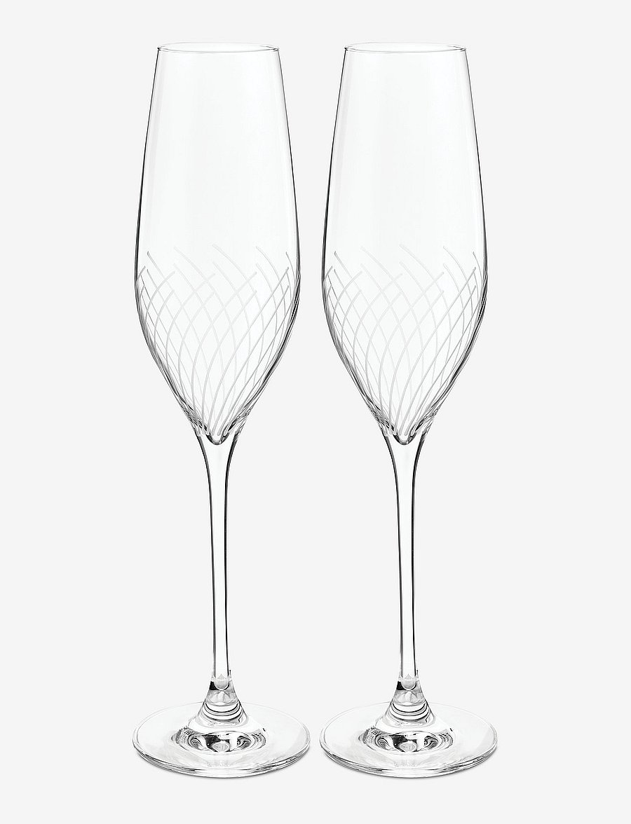 Holmegaard - Cabernet Lines Champagne Glass 29 cl 2 pcs. - clear - 0