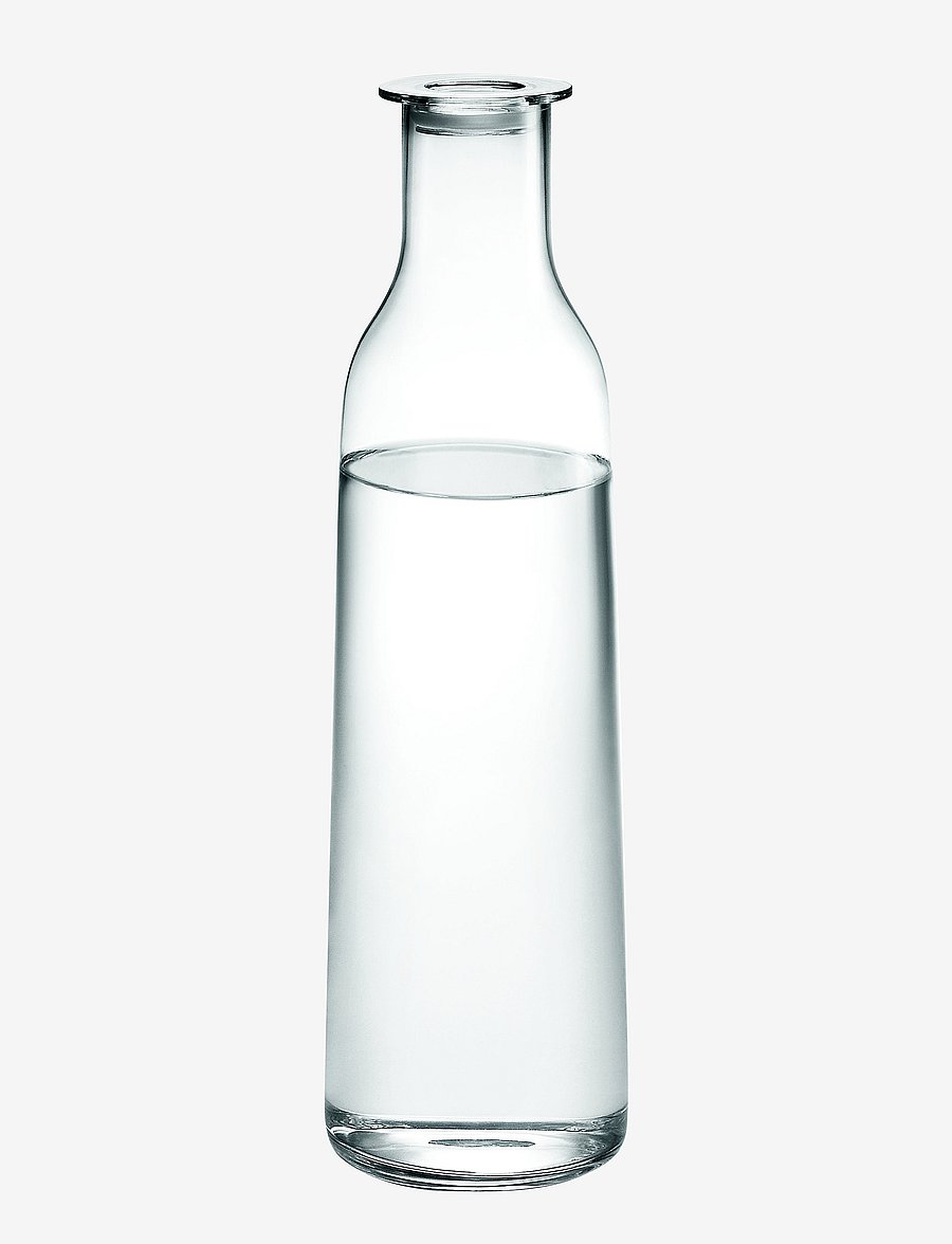 Holmegaard - Minima Bottle with lid 1,4 l - vesikannut - clear - 1