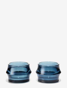 ARC Tealight holder Ø7.2 cm dark blue 2 pcs., Holmegaard