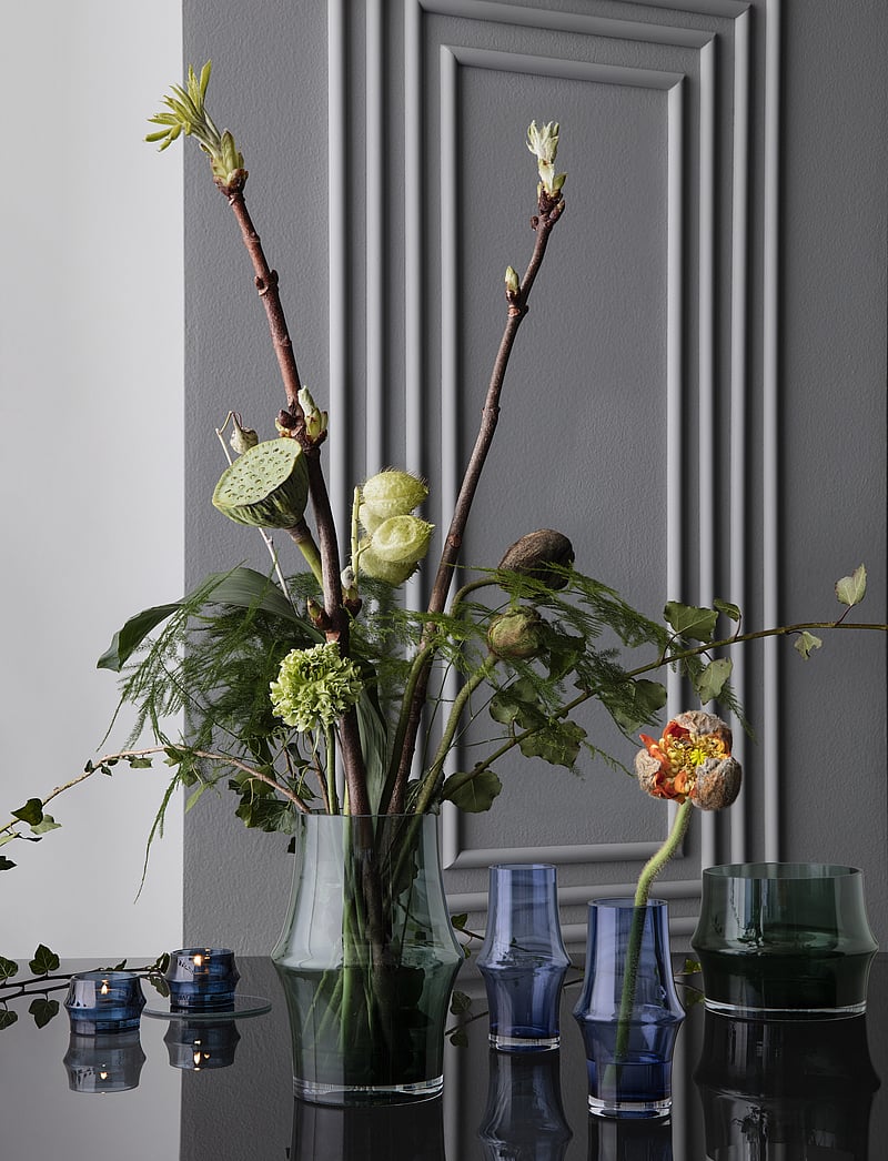 Holmegaard - ARC Tealight holder Ø7.2 cm dark blue 2 pcs. - shop by price - dark blue - 4