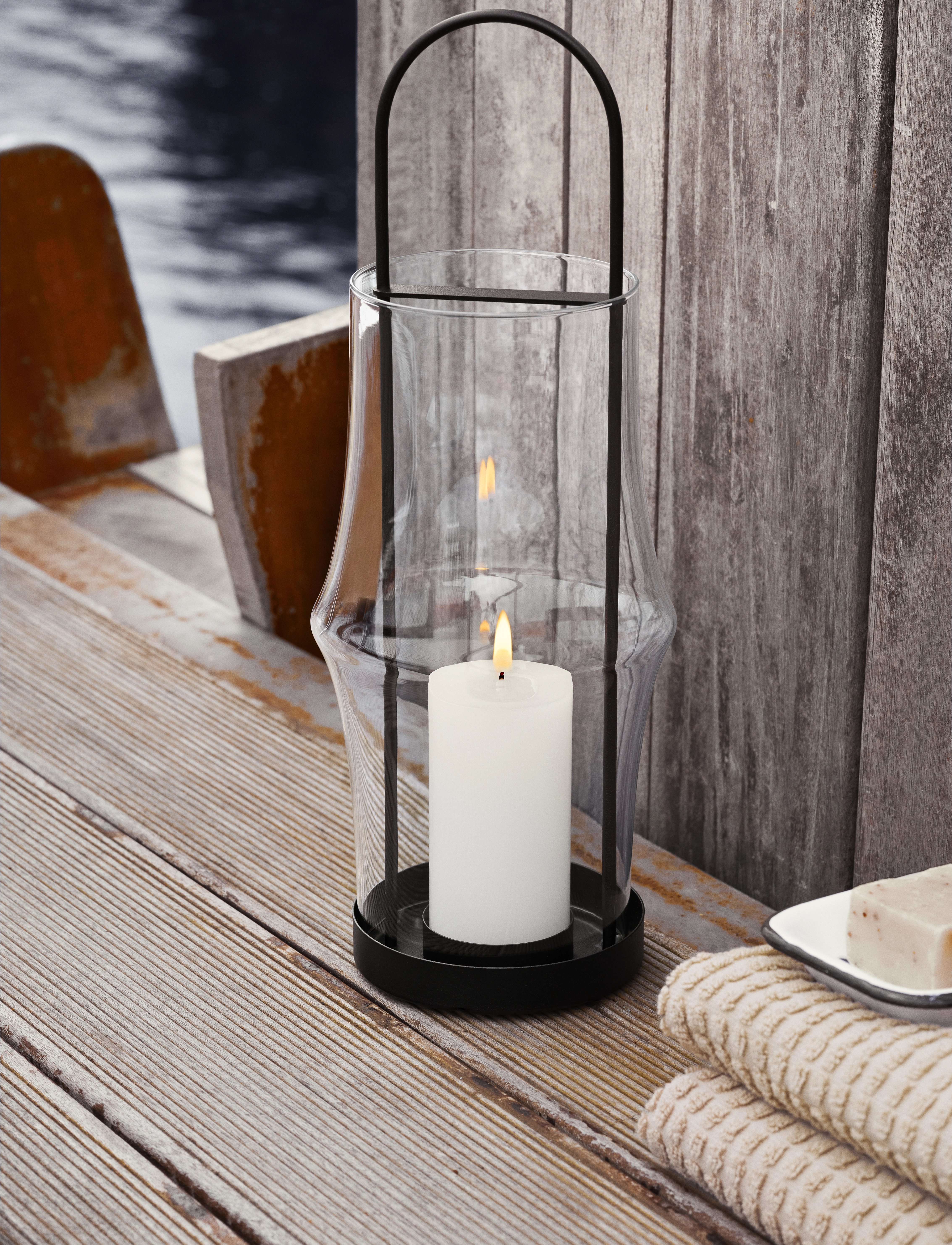 Holmegaard - ARC Lantern H39 clear - laternen - clear - 0