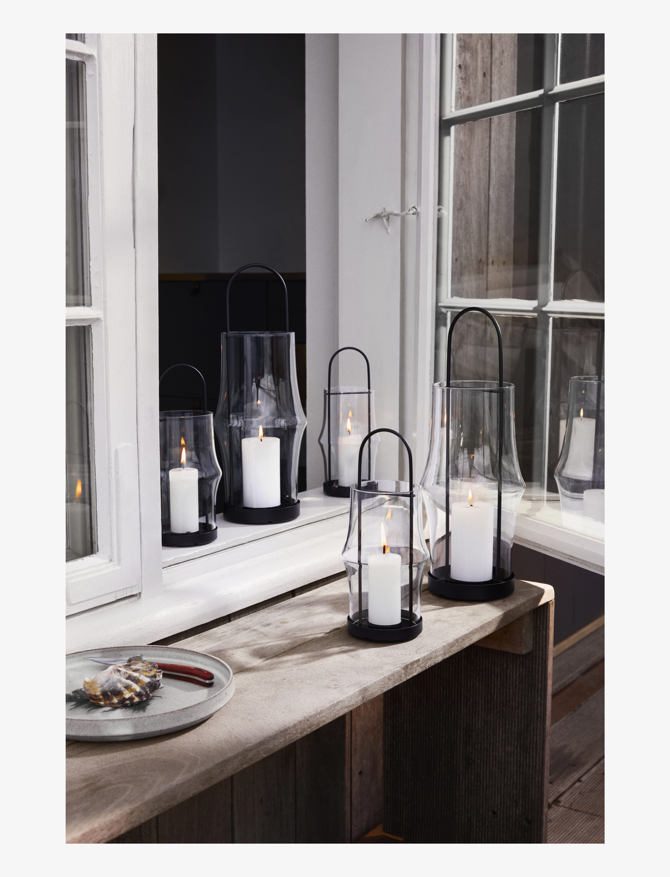 Holmegaard - ARC Lantern H39 clear - laternen - clear - 5