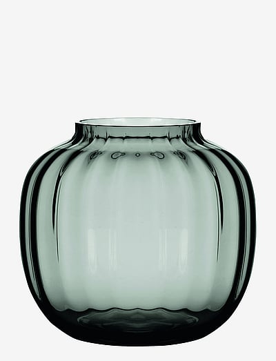 Holmegaard Primula Vase H12,5 - Vases - SMOKE / grey