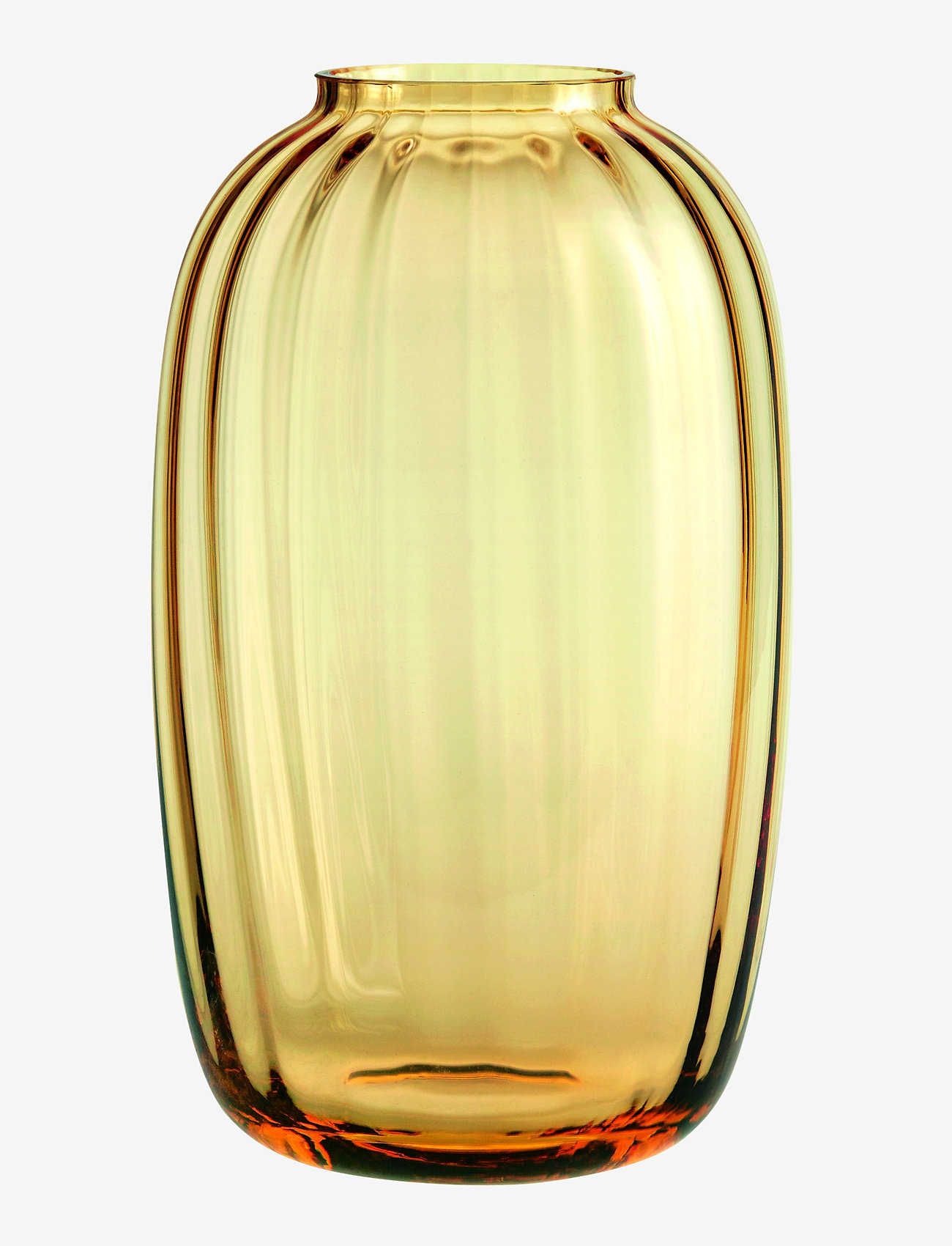 Holmegaard - Primula Vase H25,5 - isot maljakot - amber - 0