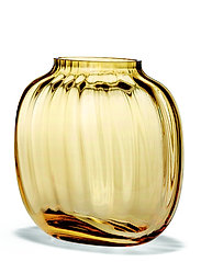 Holmegaard - Primula Oval Vase H12,5 - small vases - amber - 1