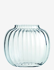 Holmegaard - Primula Oval Vase H17,5 - małe wazony - clear - 0