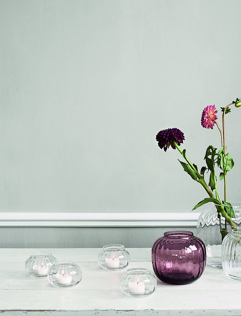 Holmegaard - Primula Tealight holder Ø9,5cm - teelichthalter - clear - 2