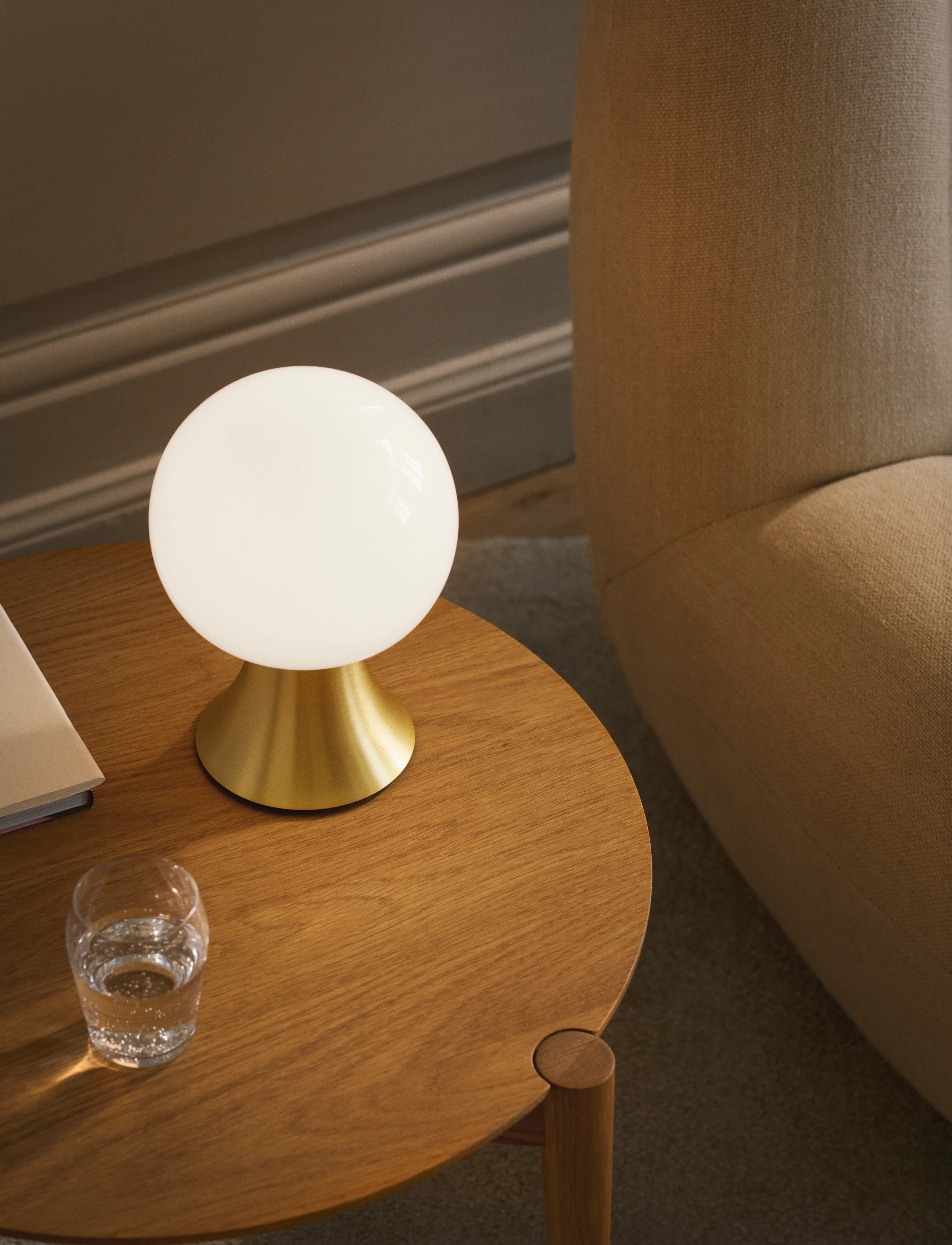 Holmegaard - Noor LED lampe H23 messing - transportable lamper - brass - 0