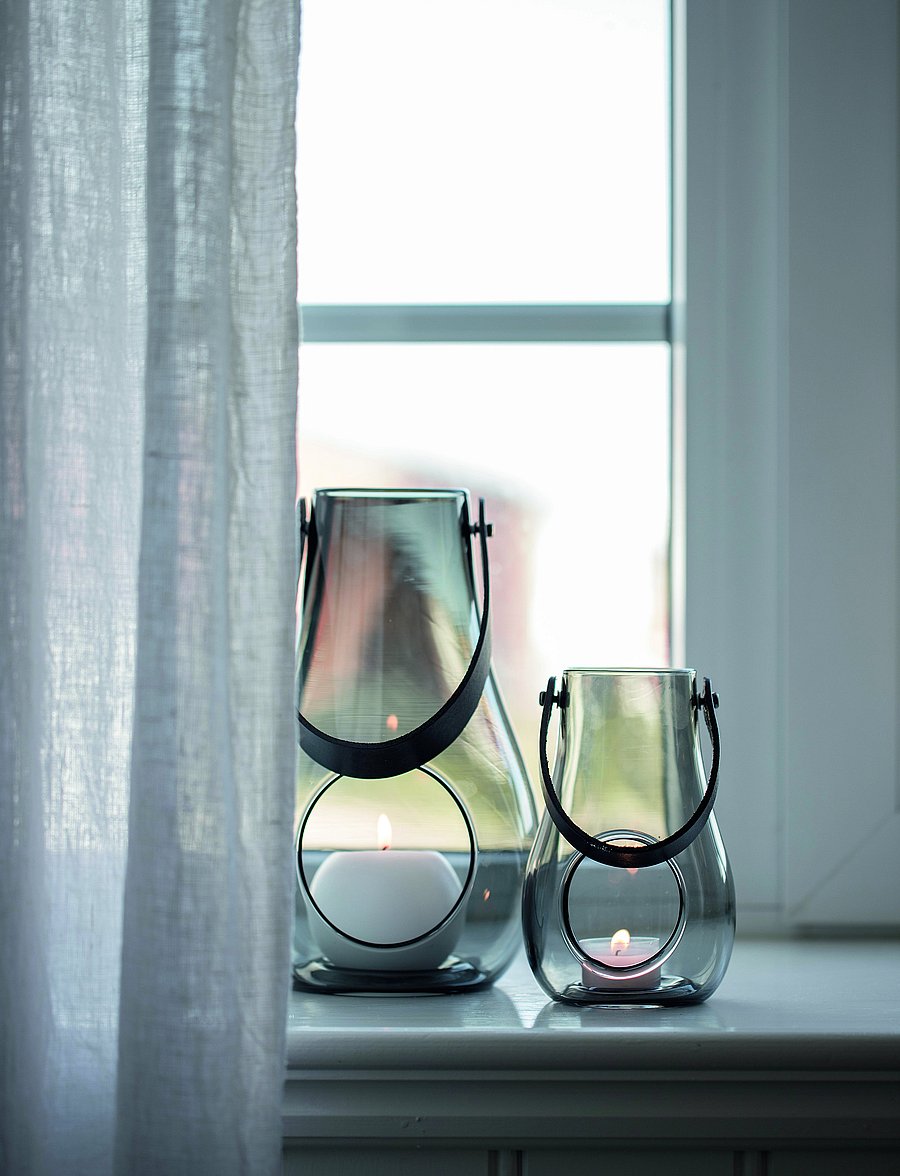 Holmegaard - DWL Lantern H29 - geburtstagsgeschenke - smoke - 2