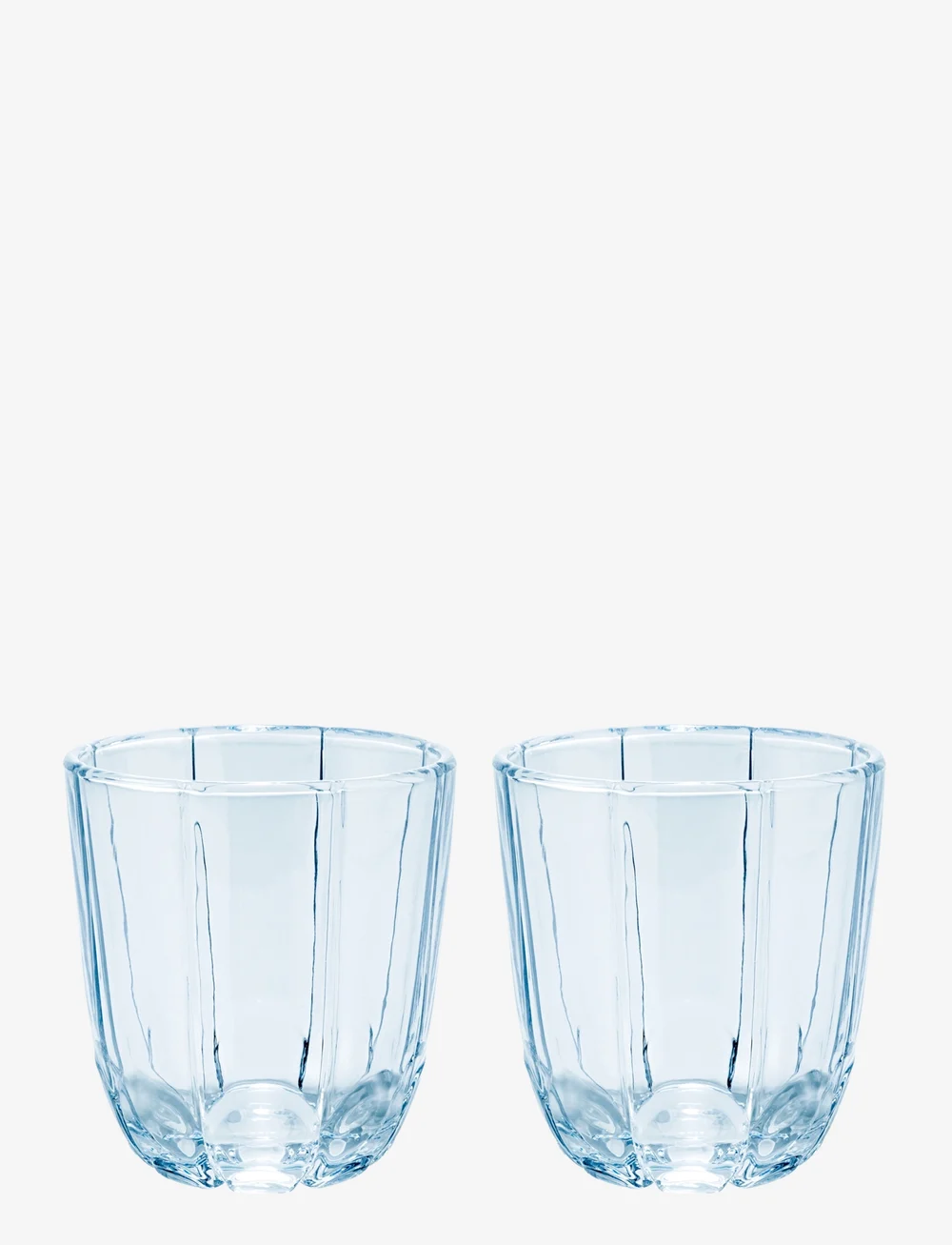 Holmegaard - Lily Tumbler 32 cl blue iris 2 pcs. - drinking glasses & tumblers - blue iris - 0