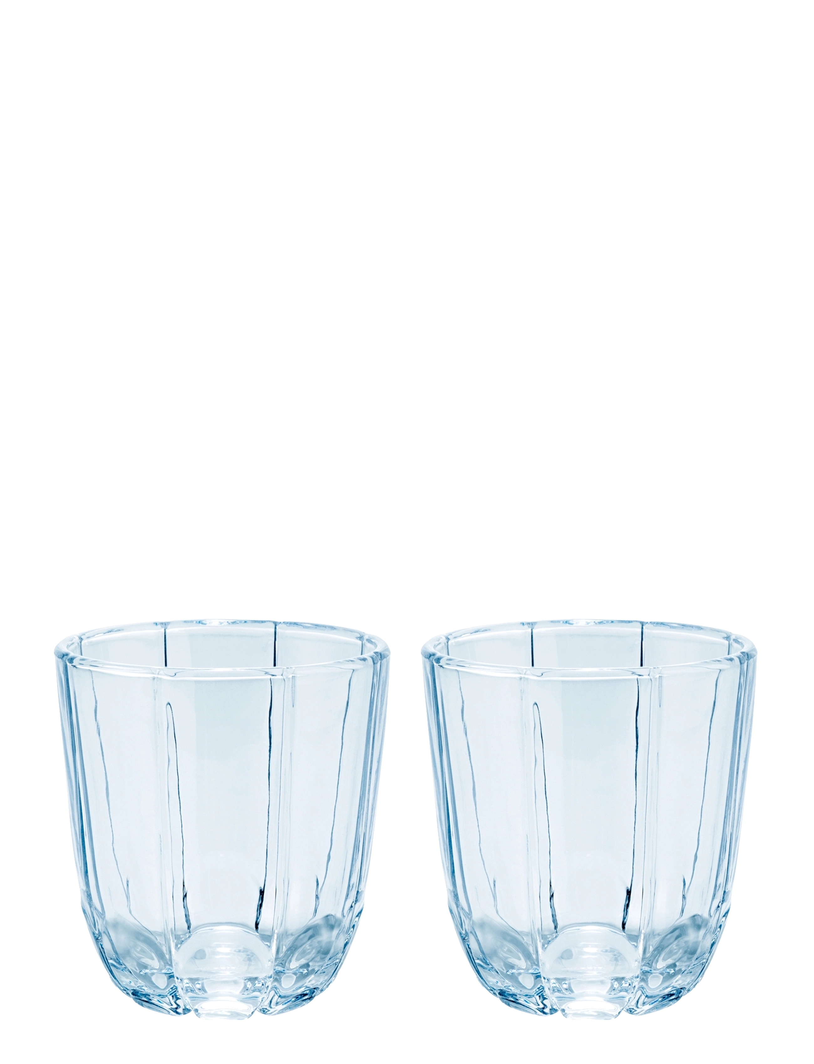 Holmegaard Lily Tumbler 32 cl blue iris 2 pcs. - Gläser - BLUE IRIS / blue