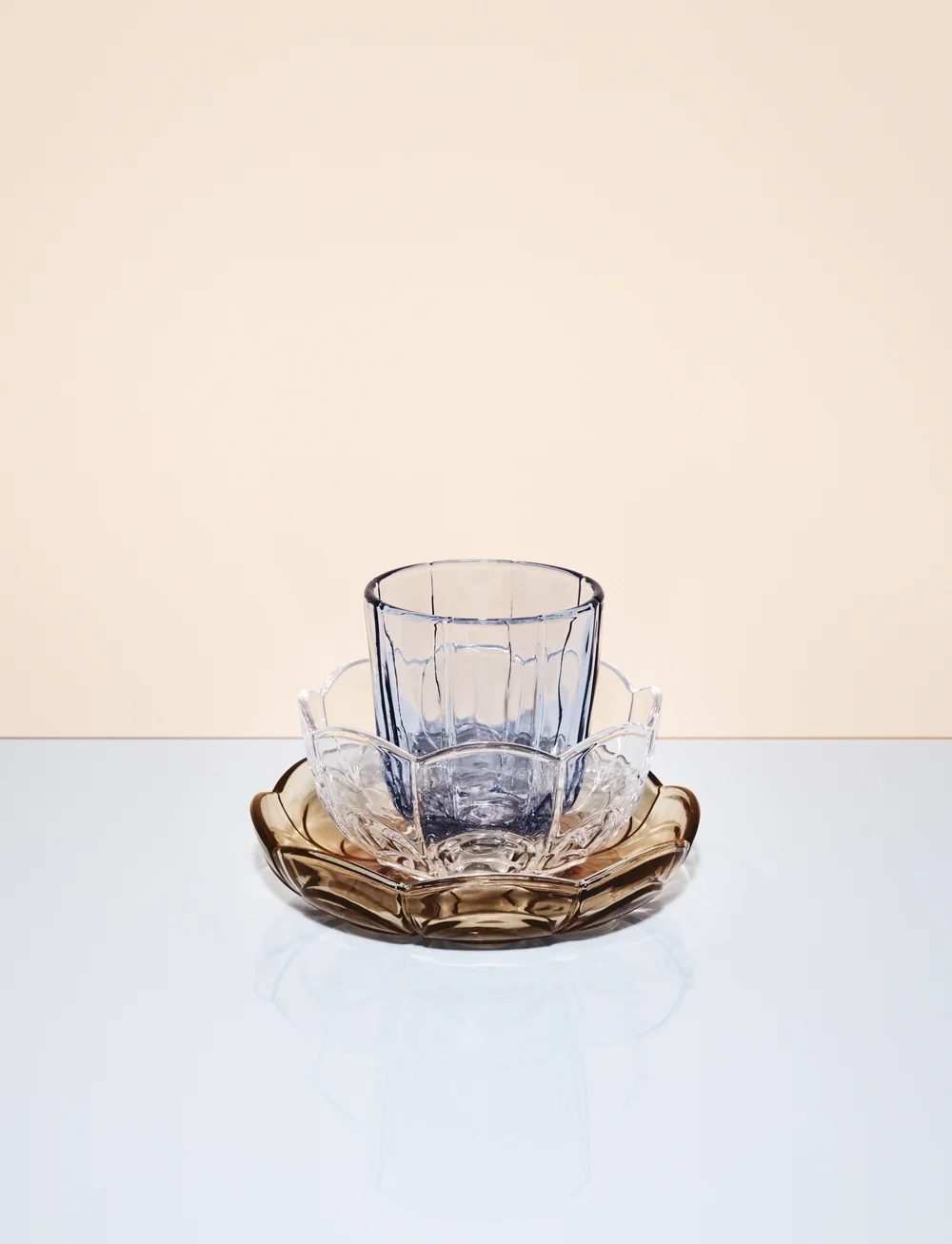 Holmegaard - Lily Tumbler 32 cl blue iris 2 pcs. - drinking glasses & tumblers - blue iris - 1