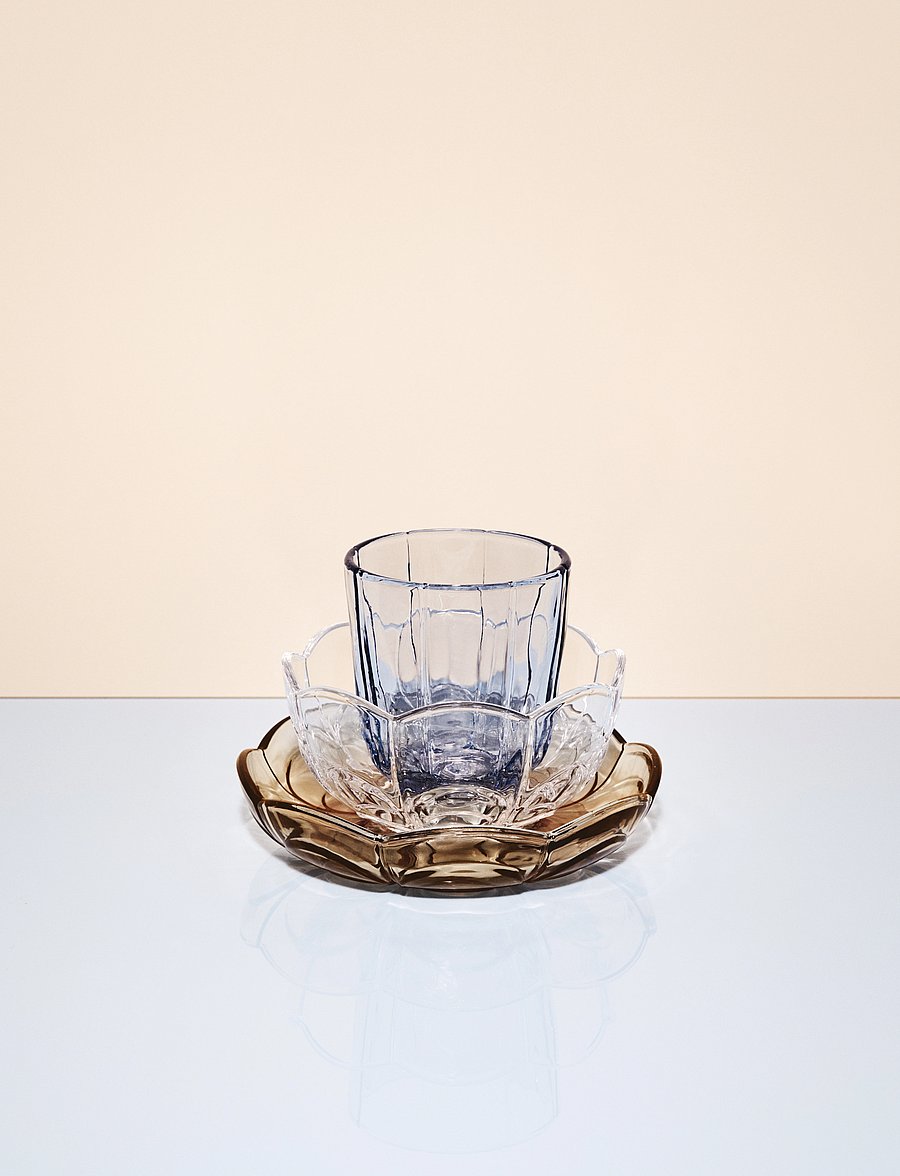 Holmegaard - Lily Tumbler 32 cl blue iris 2 pcs. - glāzes un kausi - blue iris - 0