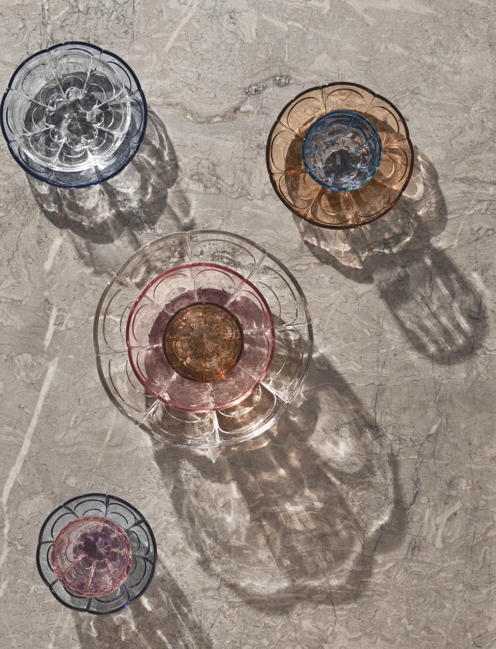 Holmegaard - Lily Tumbler 32 cl blue iris 2 pcs. - drinking glasses & tumblers - blue iris - 3