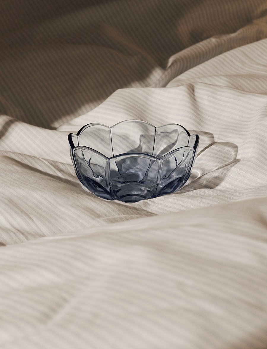 Holmegaard - Lily Bowl Ø13 cm blue iris 2 pcs. - breakfast bowls - blue iris - 0