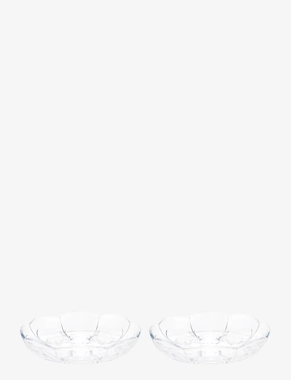 Holmegaard - Lily Dessert plate Ø16 cm clear 2 pcs. - small plates - clear - 0