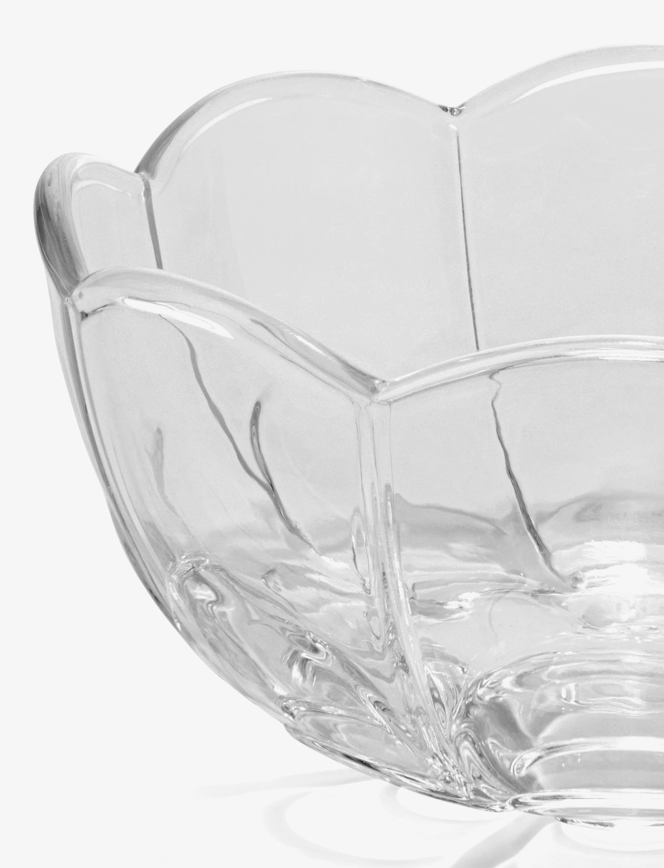 Holmegaard - Lily Tealight holder Ø7 cm clear - tealight holders - clear - 4