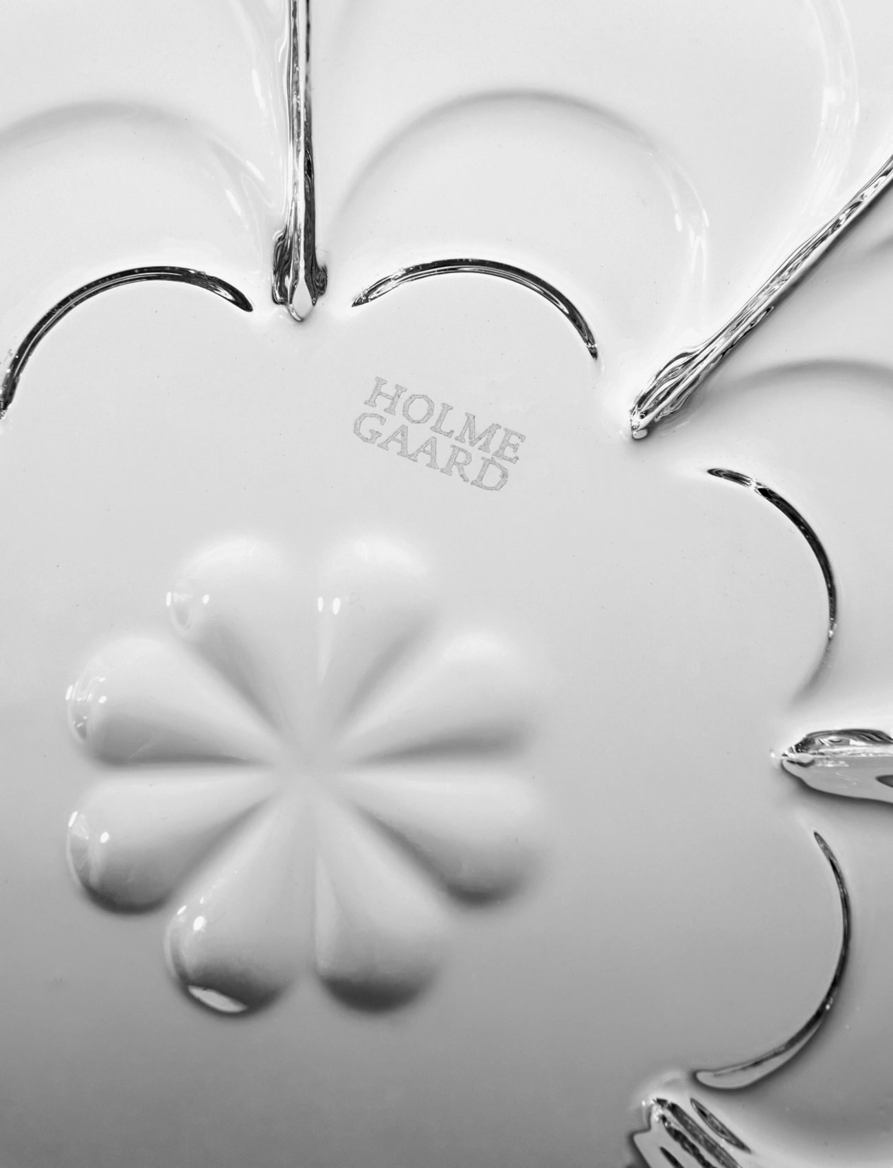 Holmegaard - Lily Tealight holder Ø7 cm clear - tealight holders - clear - 5