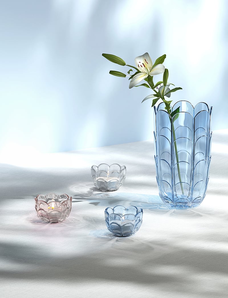 Holmegaard - Lily Tealight holder Ø7 cm blue iris - shop by price - blue iris - 3