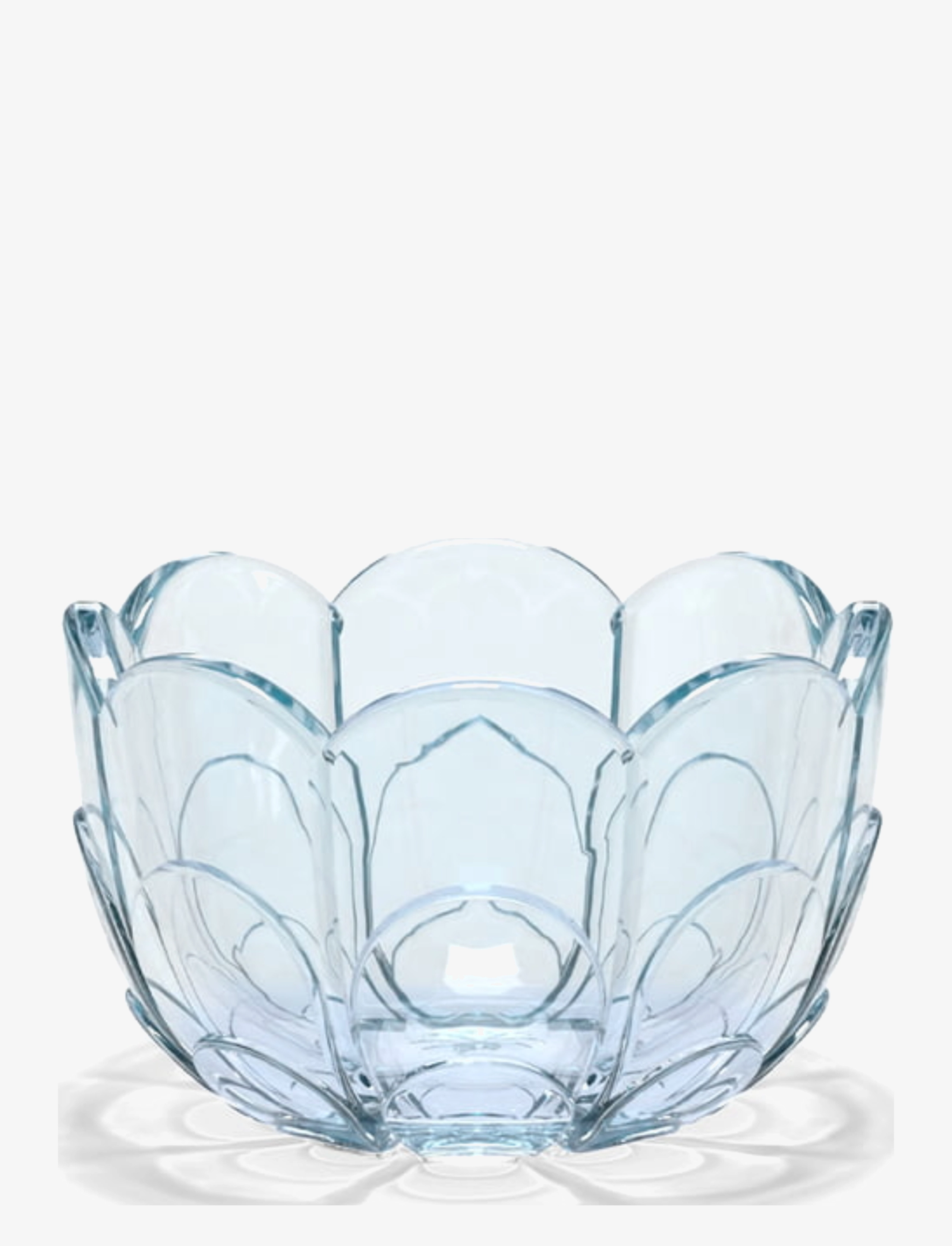 Holmegaard Lily Tealight holder Ø7 cm blue iris - Einrichtung - BLUE IRIS / blue