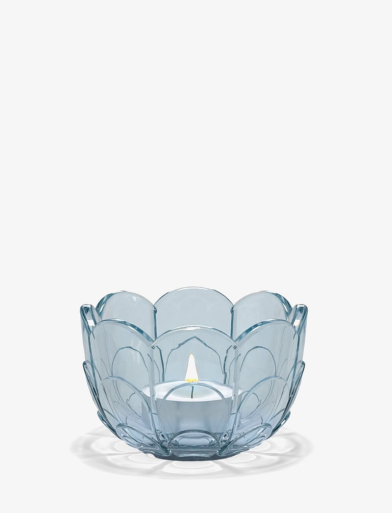 Holmegaard - Lily Tealight holder Ø7 cm blue iris - shop by price - blue iris - 1