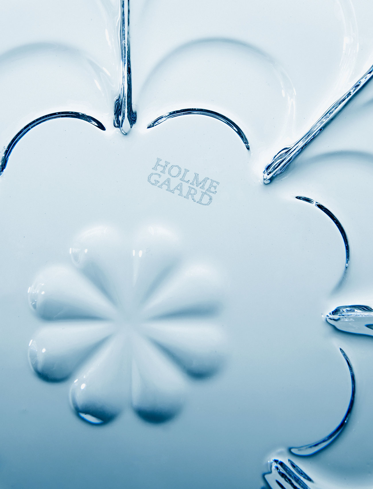 Holmegaard - Lily Tealight holder Ø7 cm blue iris - shop by price - blue iris - 2