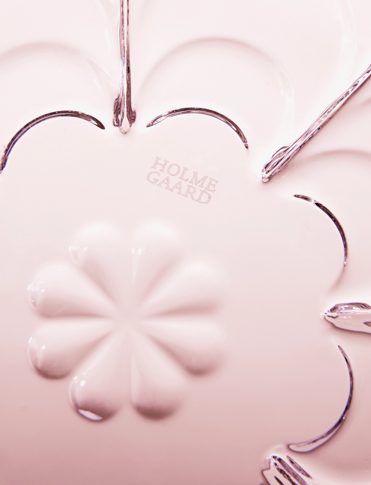 Holmegaard - Lily Tealight holder Ø7 cm cherry blossom - tealight holders - cherry blossom - 4
