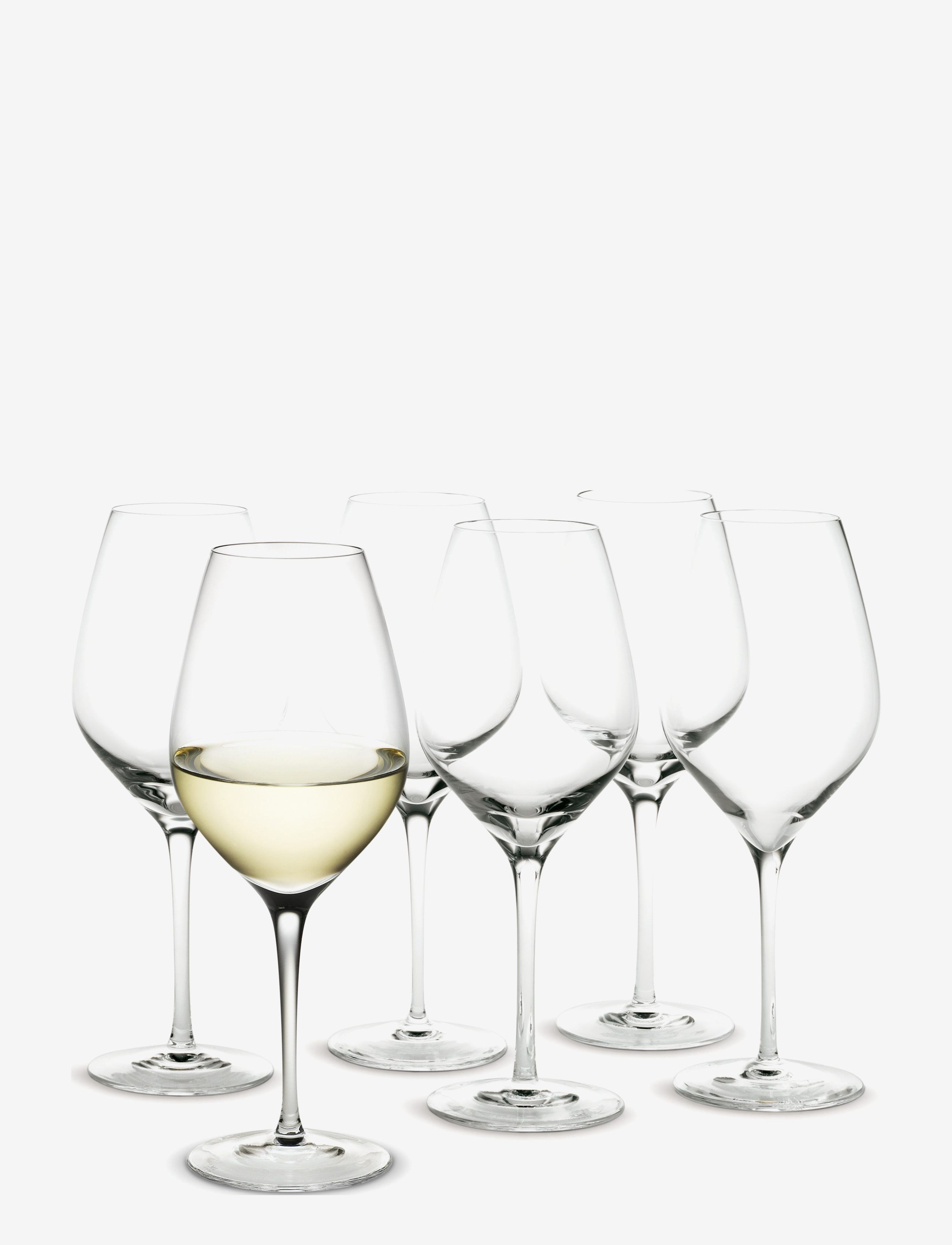 Holmegaard Cabernet Hvidvinsglas 36 Cl 6 Stk., CL, Wine Glass, Nackt - White Glasses, Homeware