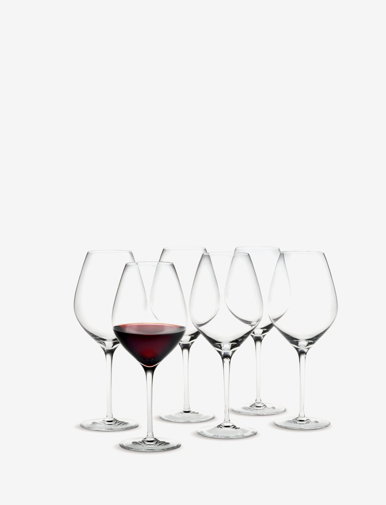 Holmegaard - Cabernet Burgundy Glass 69 cl 6 pcs. - vyno taurės - clear - 0