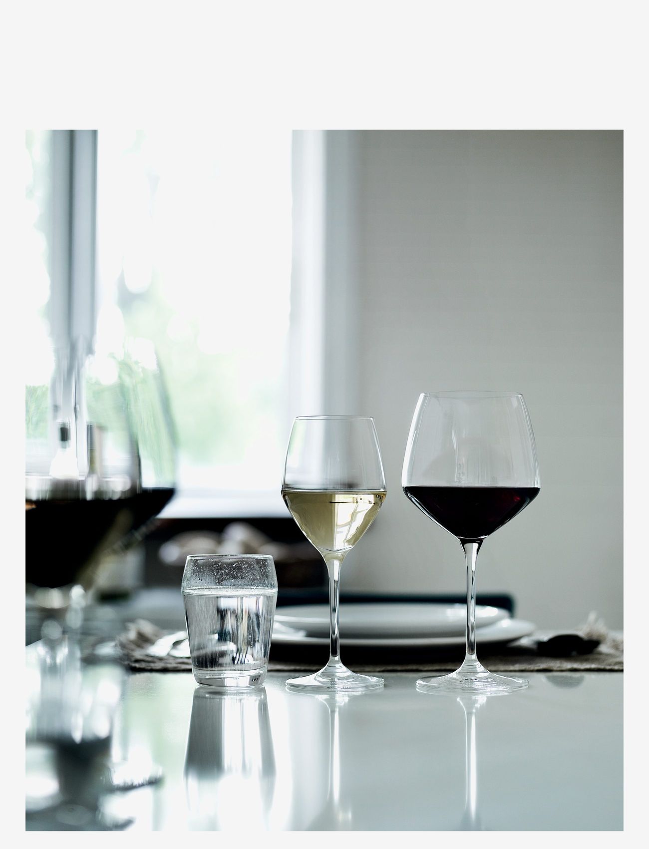 Holmegaard - Perfection White Wine Glass 32 cl 6 pcs. - viinilasit - clear - 1