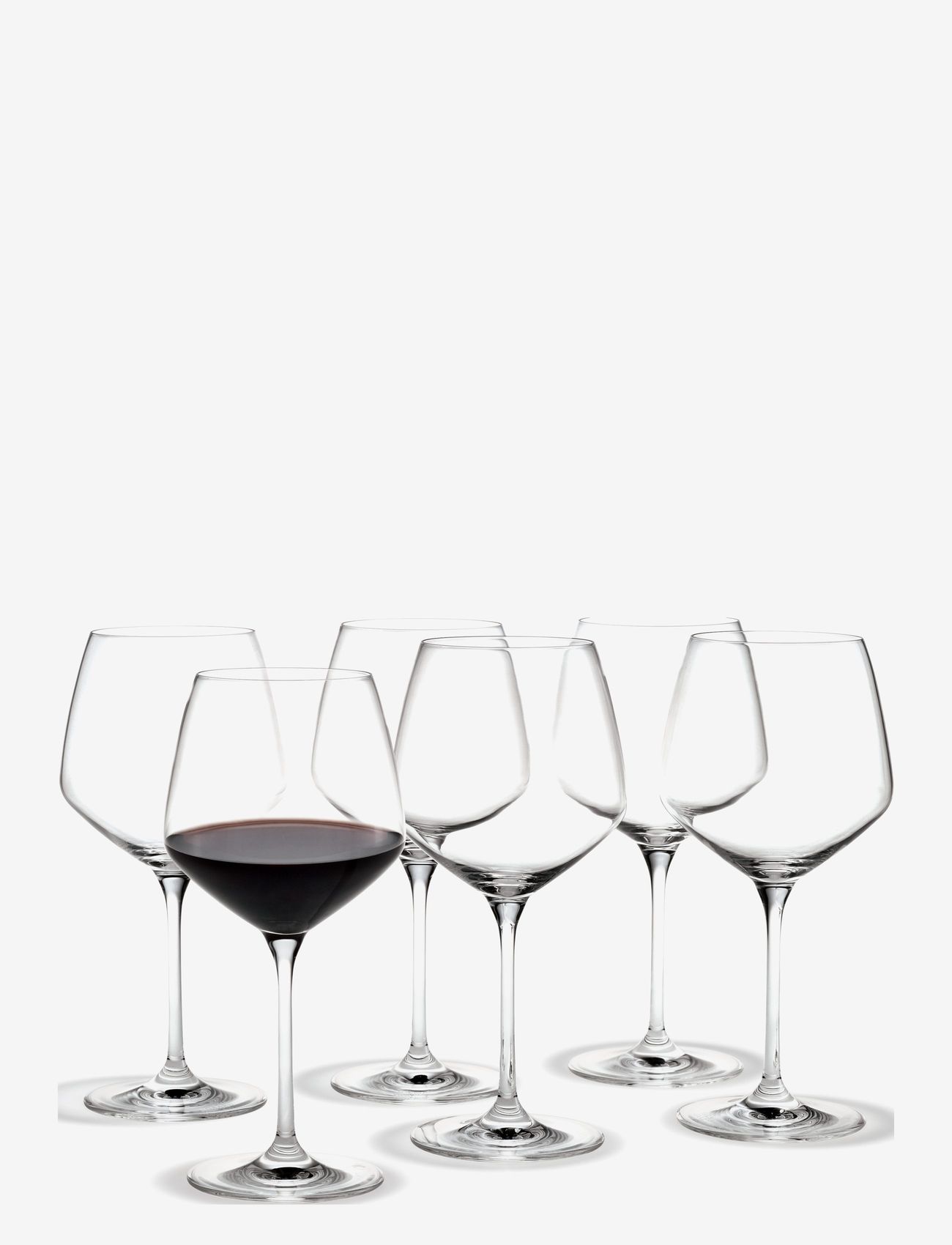 Holmegaard - Perfection Burgundy Glass 59 cl 6 pcs. - viinilasit - clear - 0