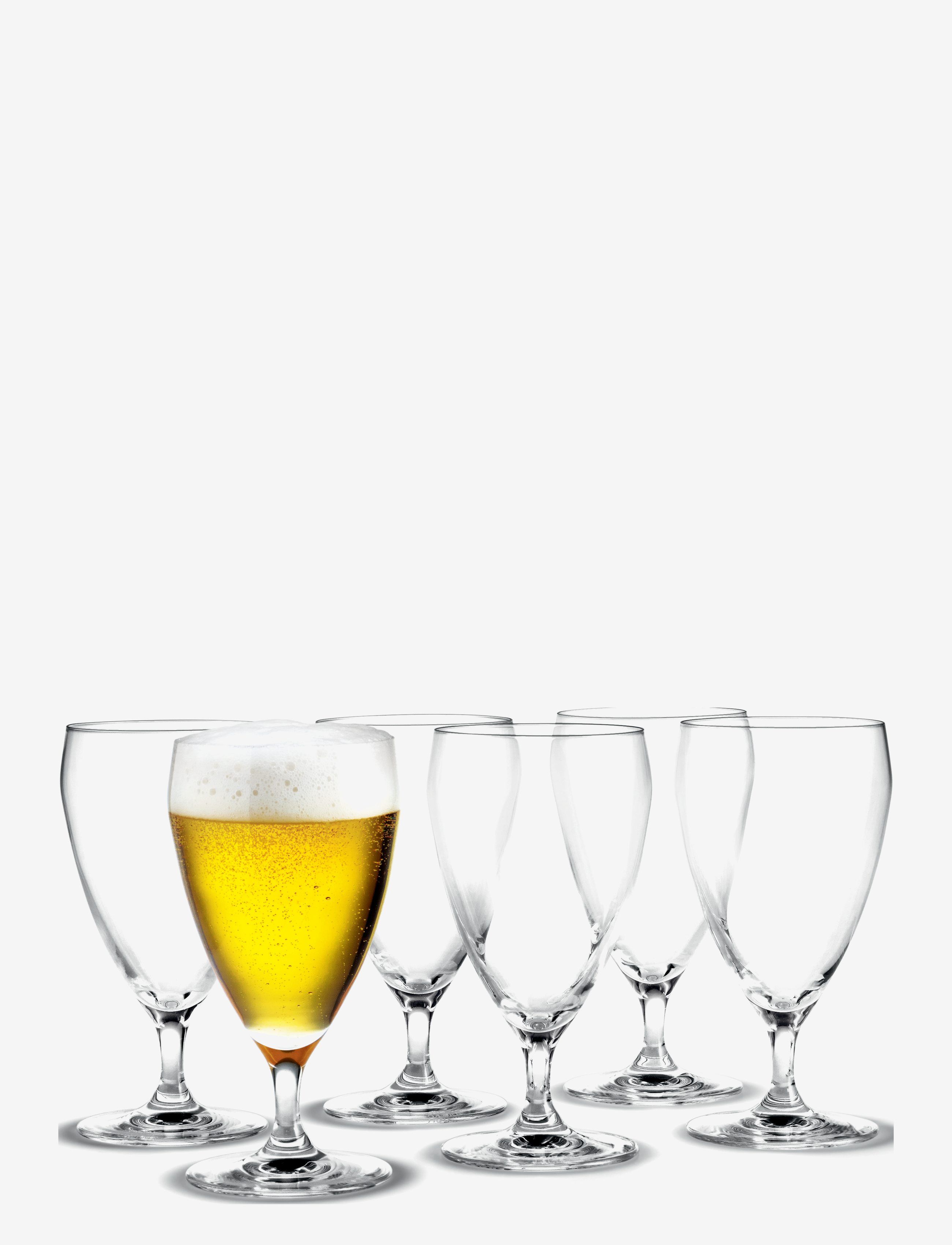 Holmegaard Perfection Ølglas 44 Cl 6 Stk., Ølglas, Nude, Str: 44 CL