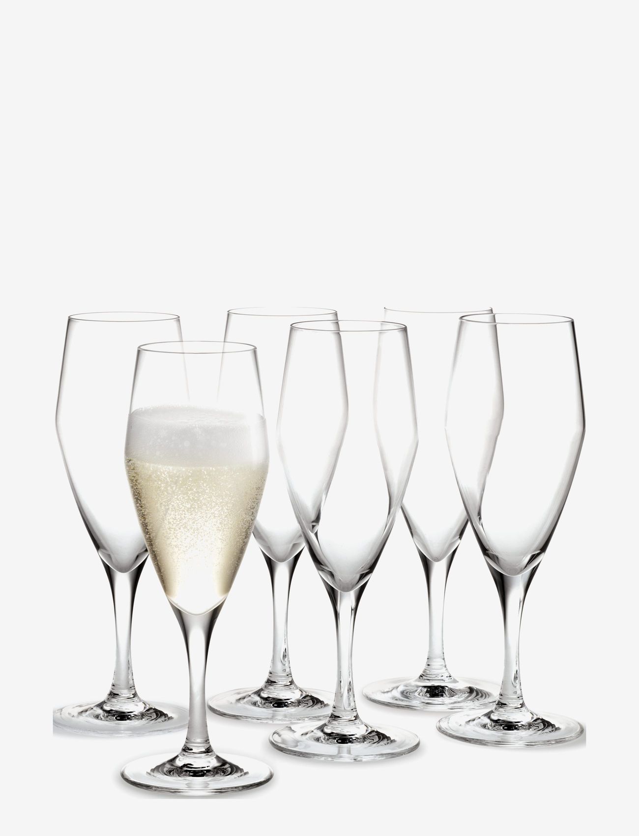 Holmegaard - Perfection Champagne Glass 23 cl 6 pcs. - vyno taurės - clear - 0
