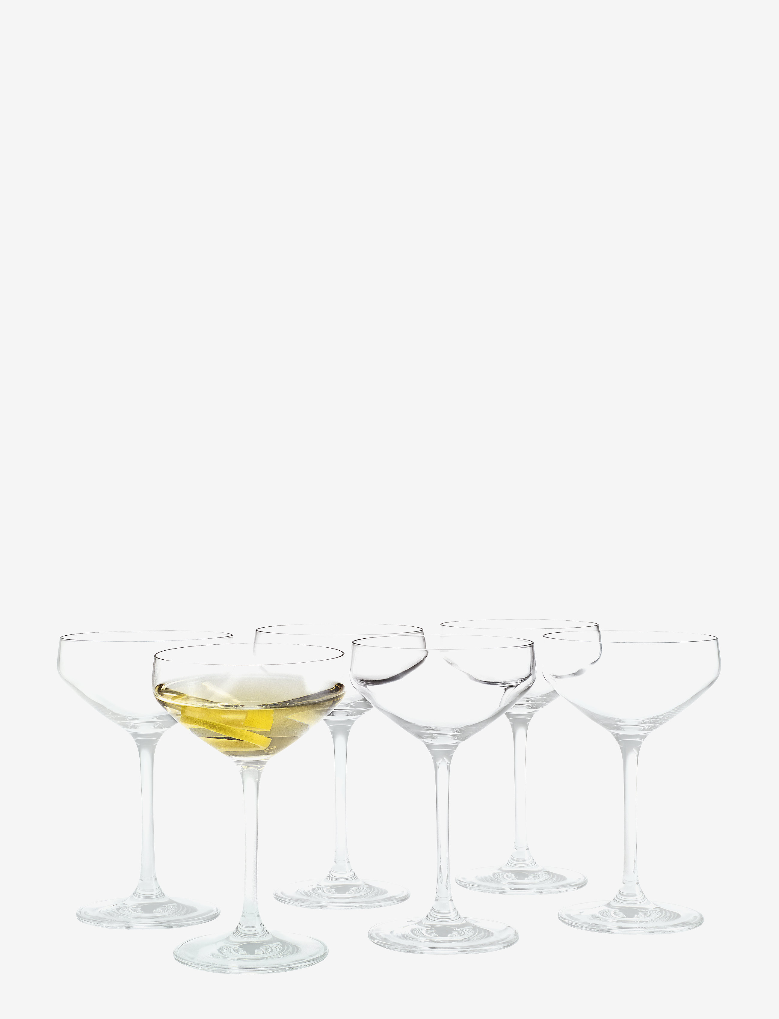 Holmegaard - Perfection Martiniglas 29 cl 6 stk. - martiniglas & cocktailglas - clear - 1