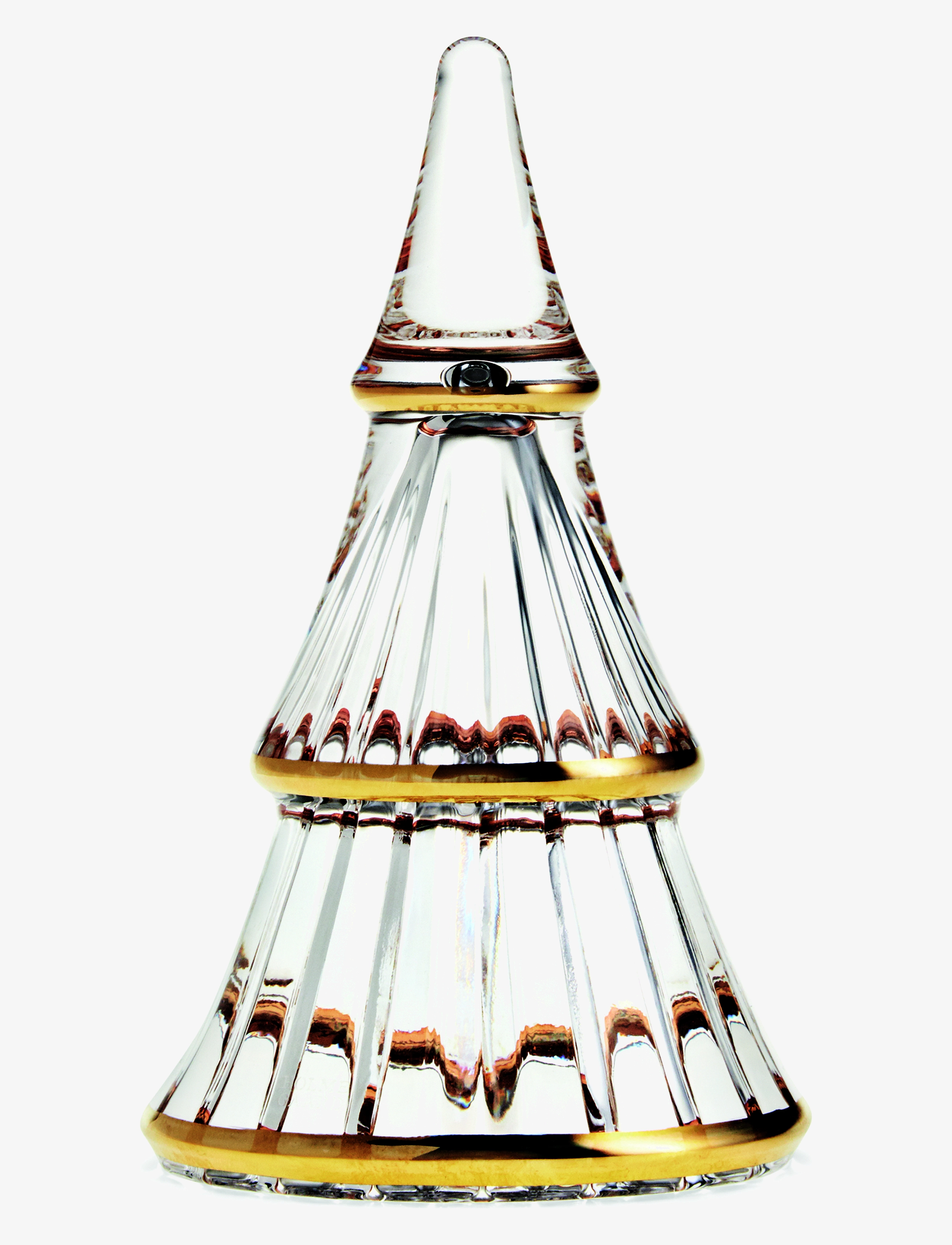 Holmegaard Fairytales Christmas tree xlarge with gold - Weihnachtsgeschenke - CLEAR WITH GOLD / gold
