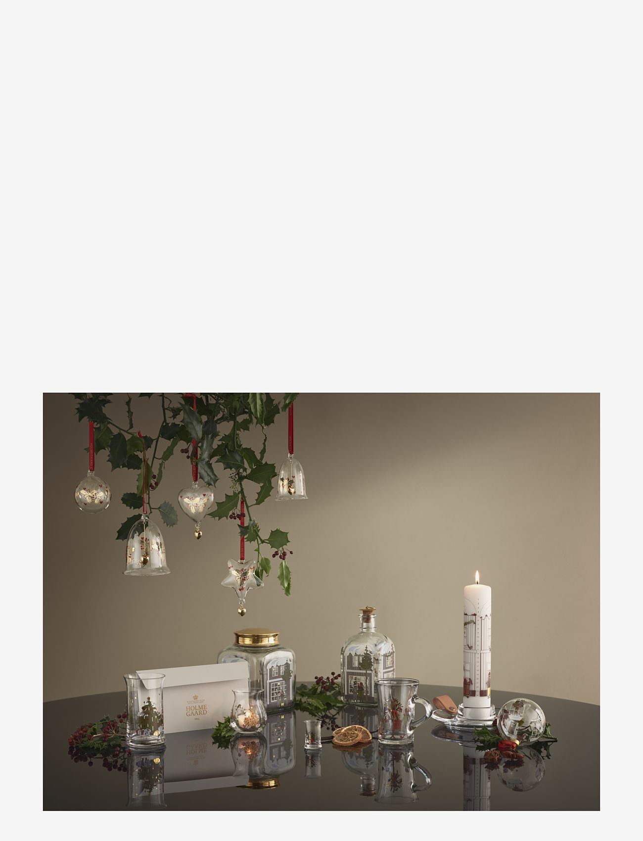 Holmegaard - Holmegaard Christmas Juledramglas 2022 3 cl multi 2 stk. - multi - 2
