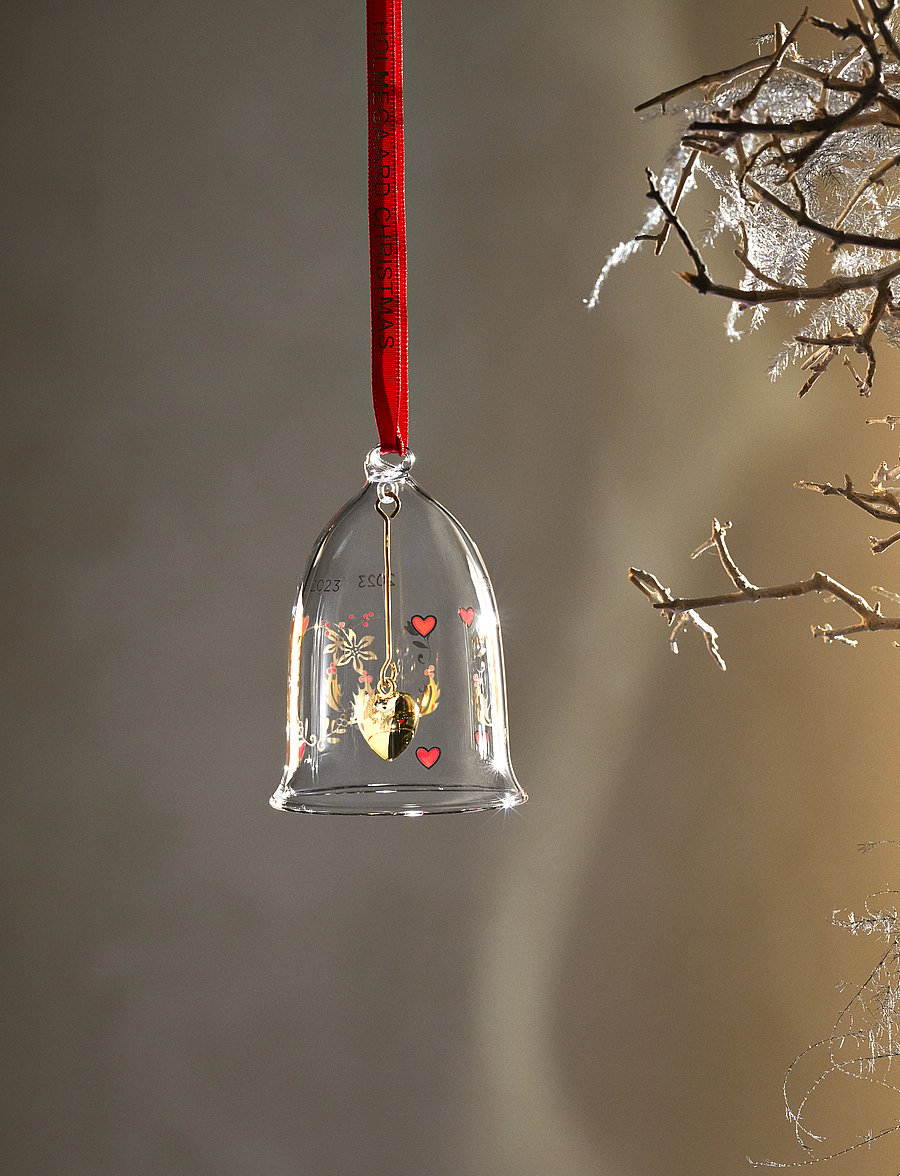 Holmegaard - Ann-Sofi Romme Annual Christmas Bell 2023 small clear - clear - 1