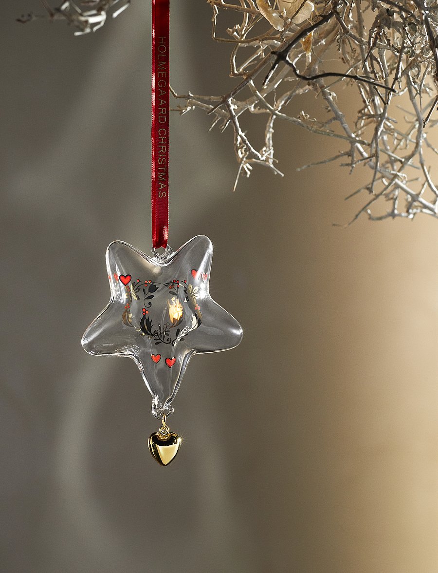 Holmegaard - Ann-Sofi Romme Annual Christmas Star 2023 small clear - clear - 1