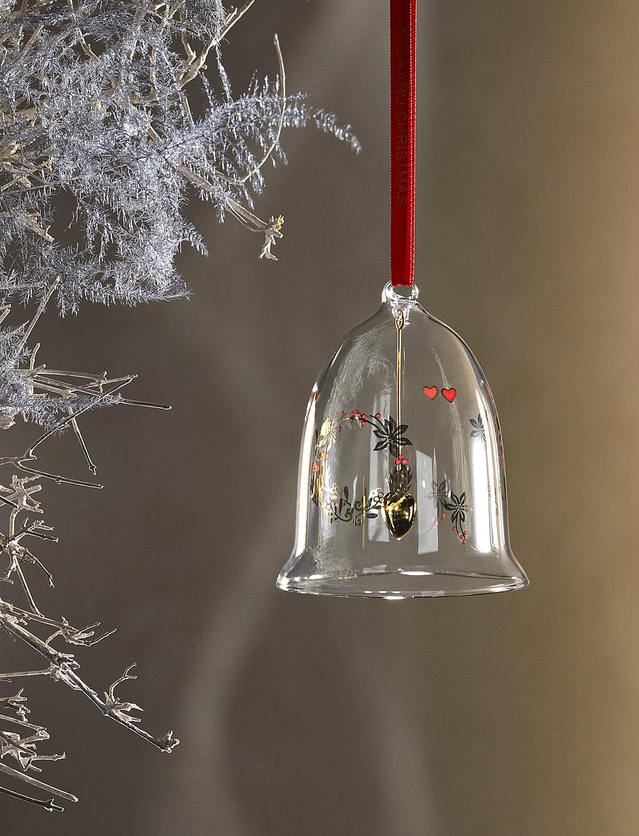 Holmegaard - Ann-Sofi Romme Annual Christmas Bell 2023 large clear - clear - 1