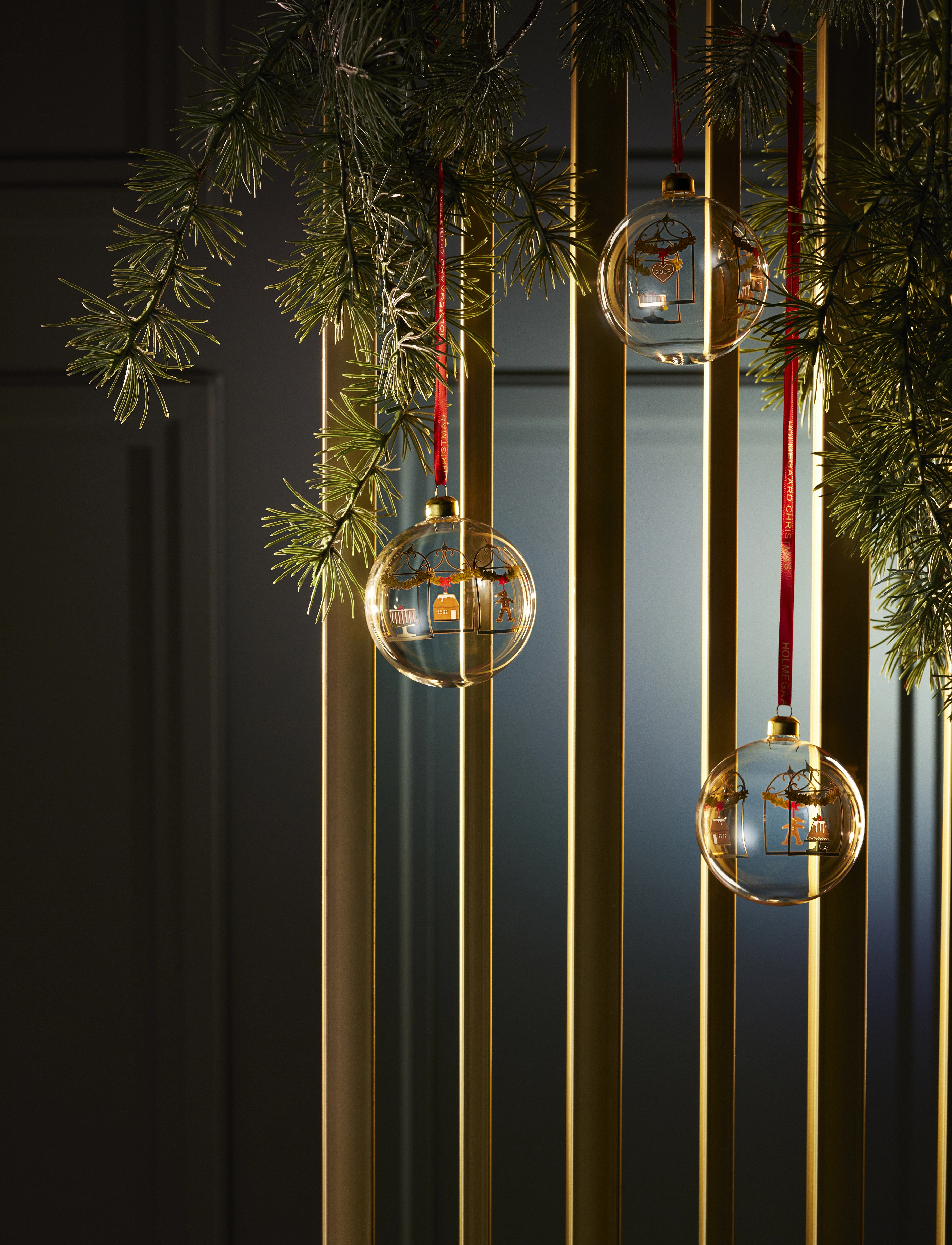 Holmegaard - Holmegaard Christmas Årets julekugle 2023 klar - clear - 1