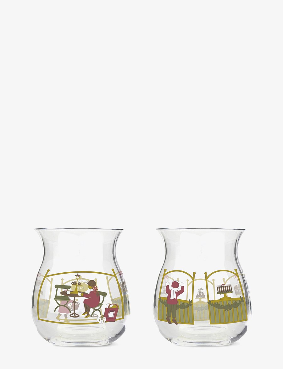 Holmegaard - Holmegaard Christmas Tea light holder 2023 H7.5 multi 2 pcs. - multi - 0