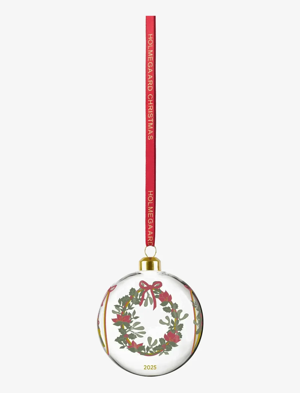 Holmegaard - Holmegaard Christmas Annual Christmas Bauble 2025 clear - weihnachtskugeln - clear - 0