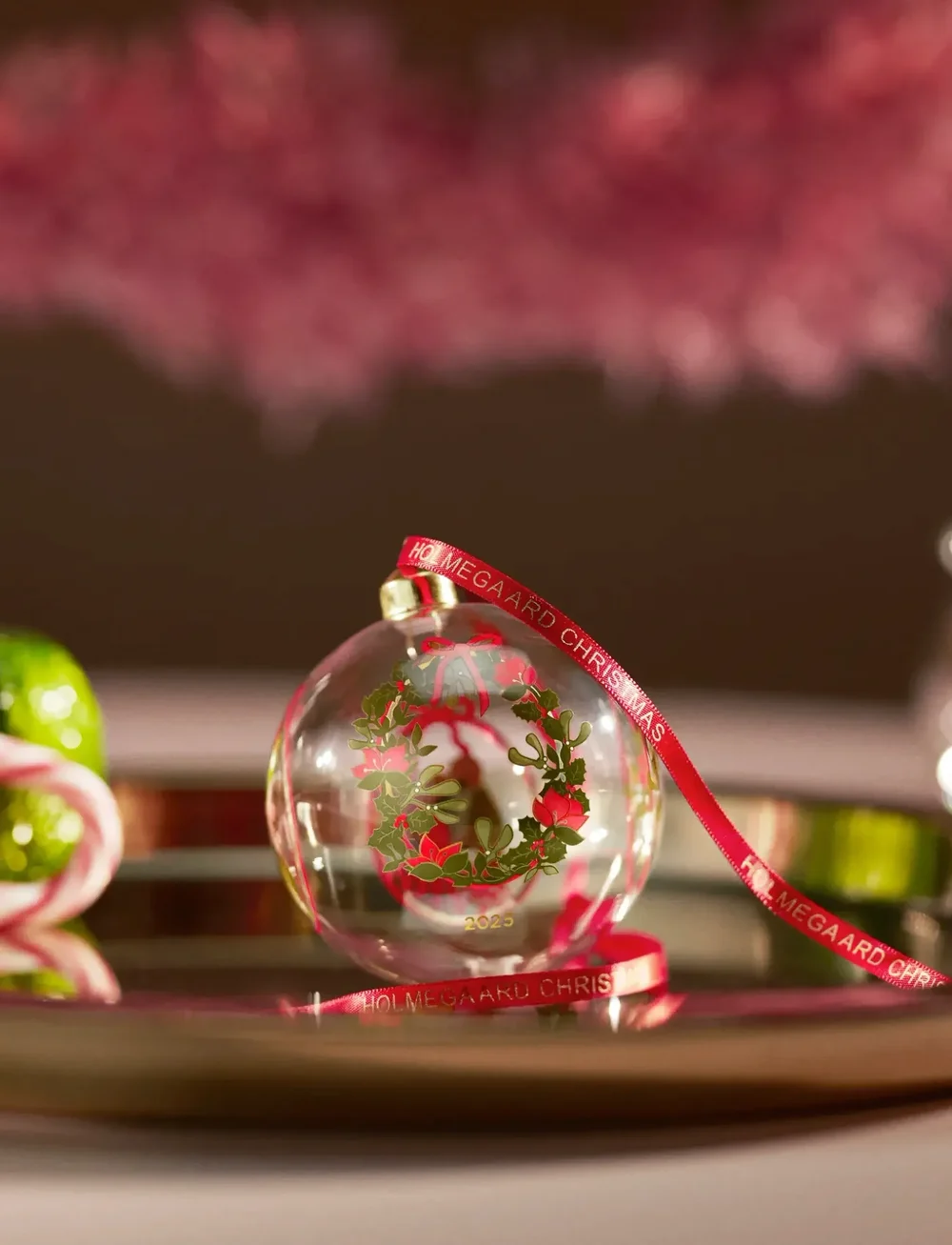 Holmegaard - Holmegaard Christmas Annual Christmas Bauble 2025 clear - weihnachtskugeln - clear - 2