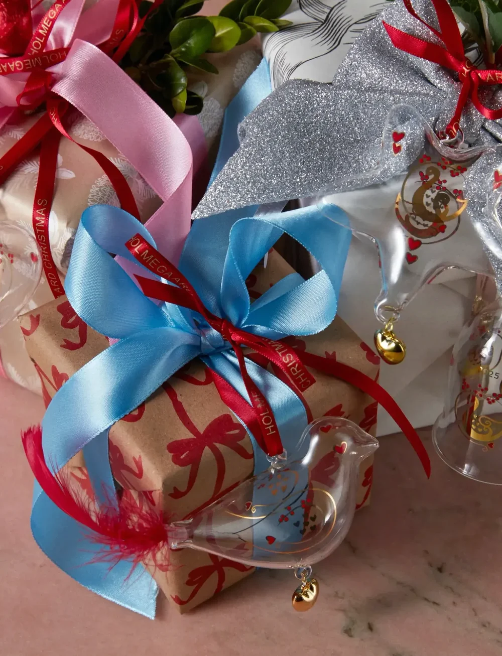 Holmegaard - Ann-Sofi Romme Annual Christmas Heart 2025 small clear - weihnachtskugeln - clear - 1