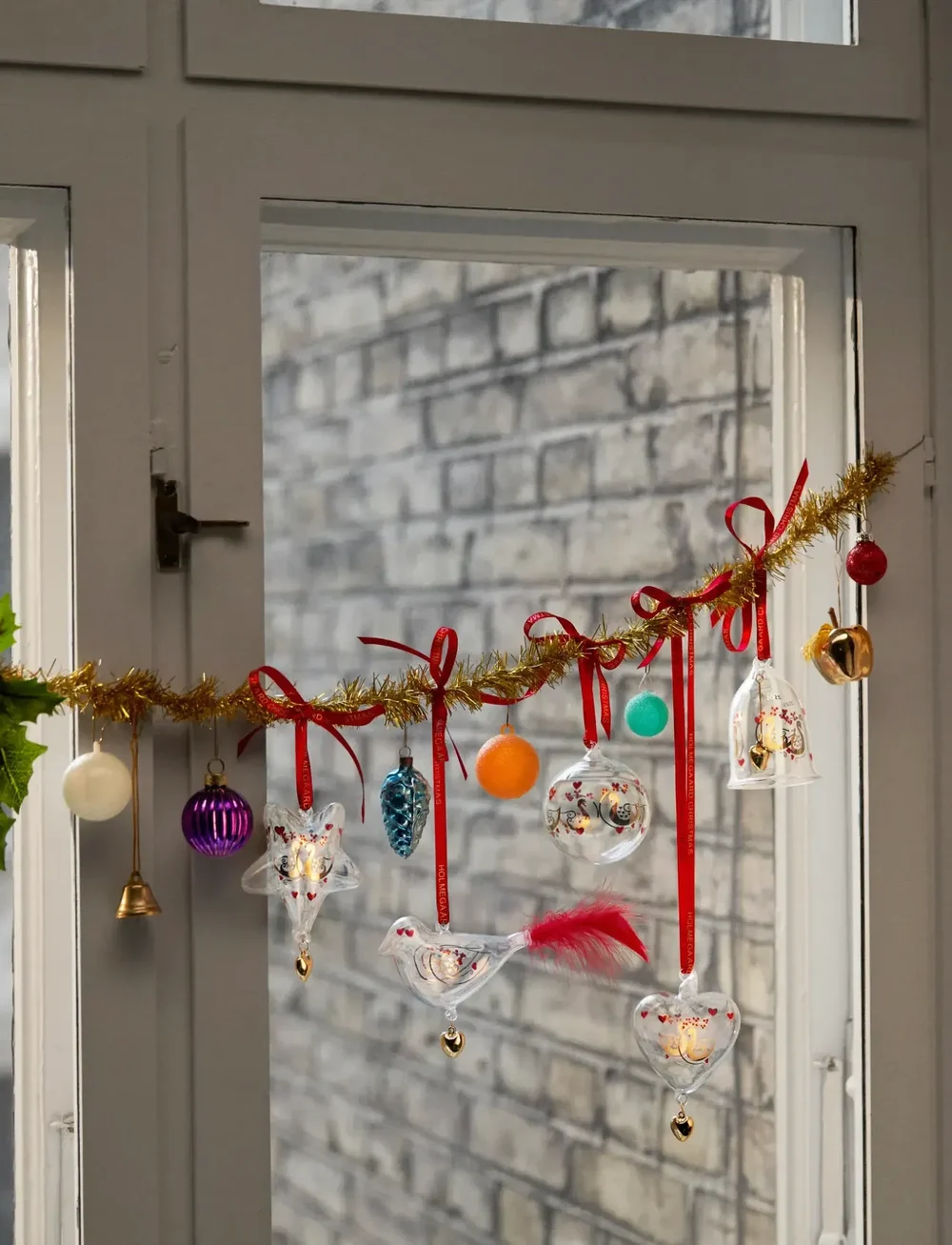 Holmegaard - Ann-Sofi Romme Annual Christmas Heart 2025 small clear - weihnachtskugeln - clear - 2