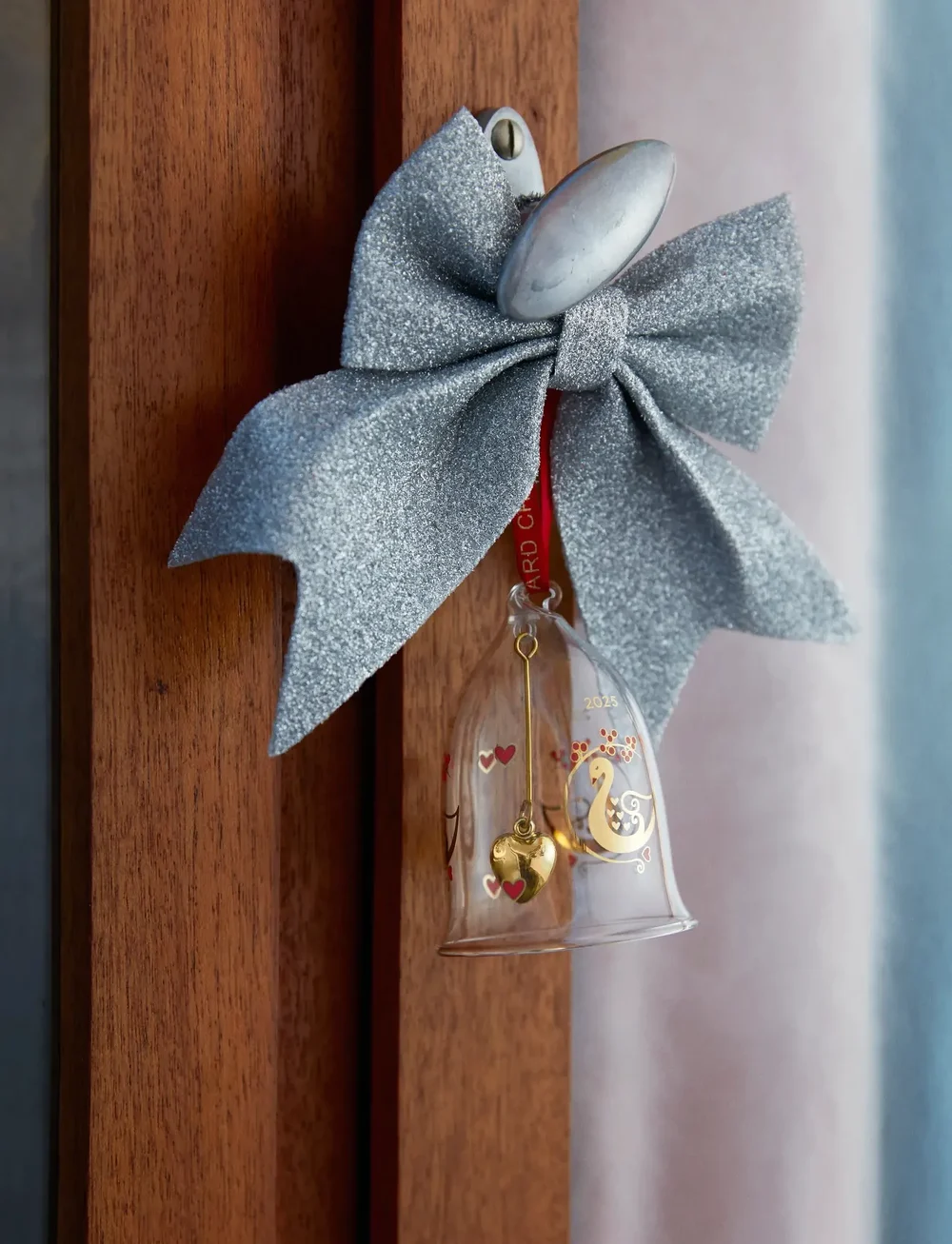 Holmegaard - Ann-Sofi Romme Annual Christmas Bell 2025 small clear - jõuluehted - clear - 1