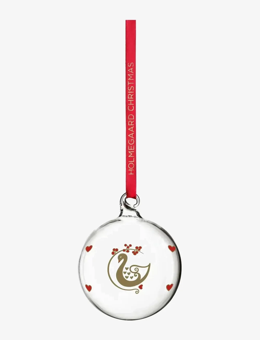 Holmegaard - Ann-Sofi Romme Årets julekugle 2025 lille klar - julekugler - clear - 0