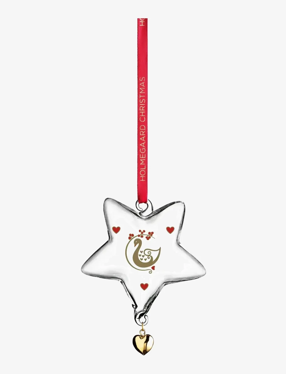 Holmegaard - Ann-Sofi Romme Annual Christmas Star 2025 small clear - boules de noël - clear - 0