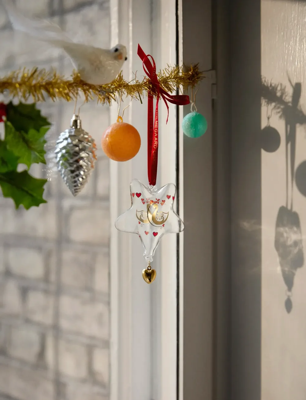 Holmegaard - Ann-Sofi Romme Annual Christmas Star 2025 small clear - boules de noël - clear - 1