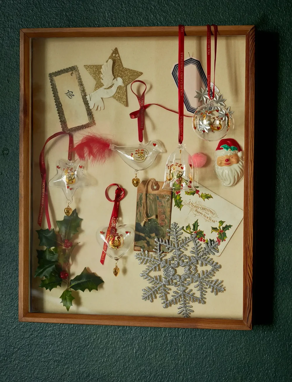 Holmegaard - Ann-Sofi Romme Annual Christmas Bird 2025 small clear - weihnachtskugeln - clear - 2